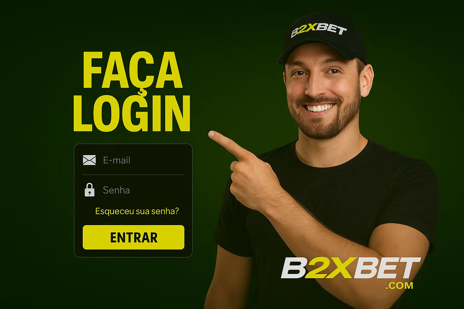 Criar uma nova Conta no plataforma B2XBET